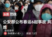 公安部公布春運6起事故 共24人遇難