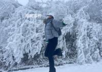衡山看霧凇變大型溜冰現場 霧凇景觀有望越來越美