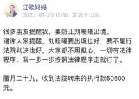 江歌媽媽收到首筆法院執行款50500元 剩余賠償款法院未談及需要再等一下