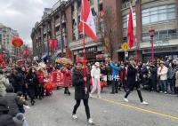 加拿大總理到唐人街拜年 場面壯觀