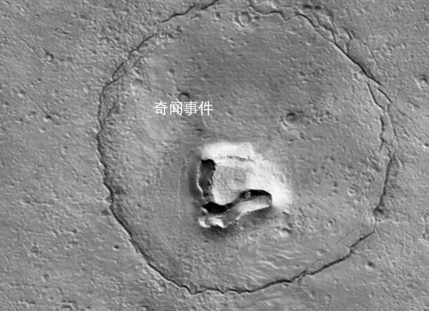 火星表面發(fā)現(xiàn)奇特地貌酷似熊臉 火星上的巖石可以反映出火星上的歷史演變