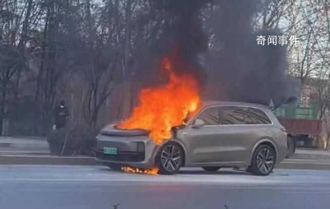 理想回應L9當街起火 事故原因以消防鑒定為準