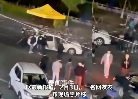 廣西多人當街持械打砸車輛 警方回應