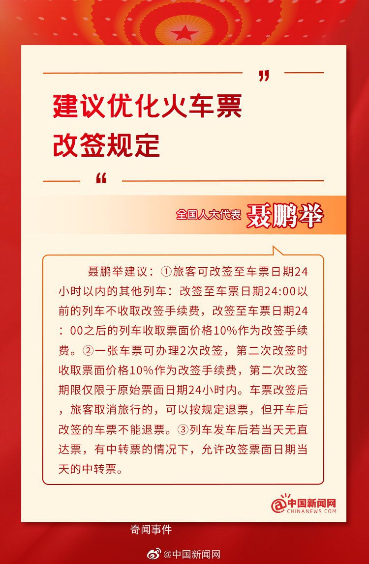 建議允許火車票二次改簽 放寬期限