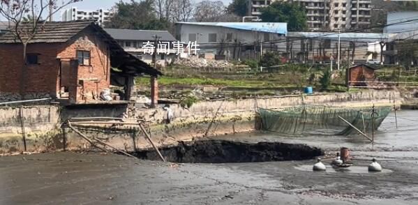 魚塘突現深坑2萬斤魚一夜消失 當地政府部門已經介入調查此事