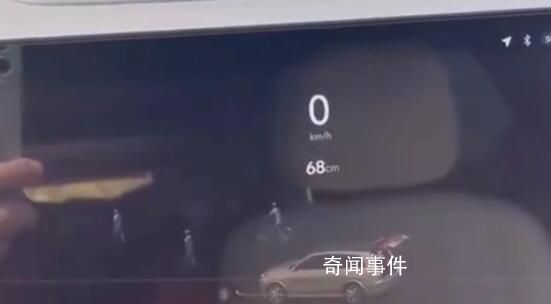 汽車雷達在無人陵園內顯示全是人影 讓車主和網友都覺得有些恐怖