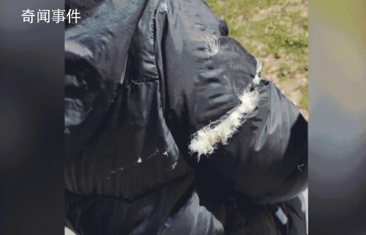 男子騎車下班被攔路光纖線割喉 已經報警處理了