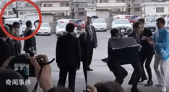 岸田演講現場被扔爆炸物瞬間曝光 引發在場人員尖叫