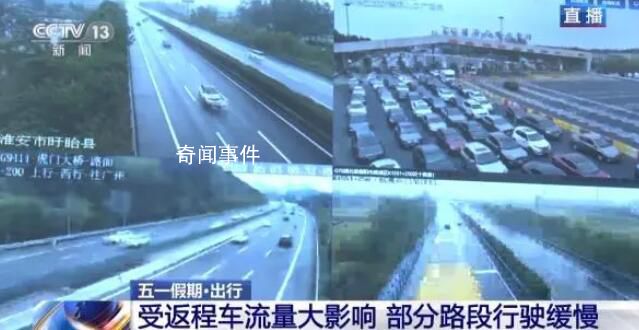 直擊五一假期各地返程高峰 全國路網運行狀態如何