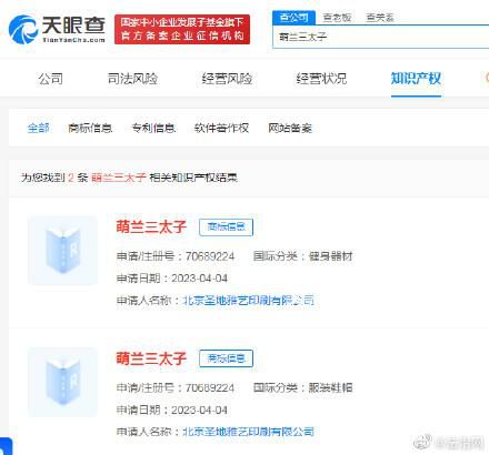 萌蘭三太子商標(biāo)被搶注 當(dāng)前商標(biāo)狀態(tài)為等待實質(zhì)審查