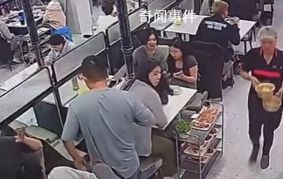 多人輪番騷擾女顧客 店員制止被報復