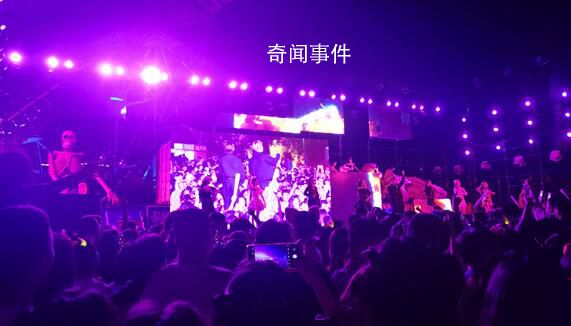 霉霉演唱會上邊唱歌邊勸架 臺下粉絲與保安疑似起爭執
