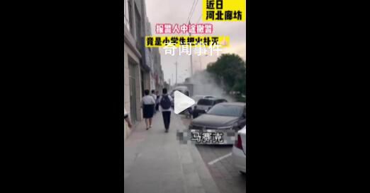 路過的小學生順手把火滅了 點贊機智勇敢的小小少年
