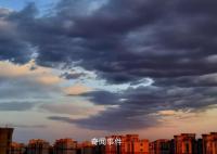 北京的云彩好似潑墨畫 畫面唯美治愈