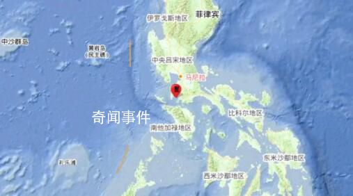 菲律賓發生6.2級地震 震源深度103公里
