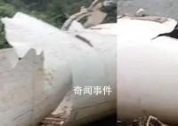 陜西一村莊疑有衛星殘骸掉落 不少村民前往圍觀