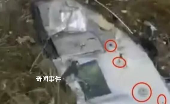 俄媒:墜毀飛機殘骸上疑有彈孔