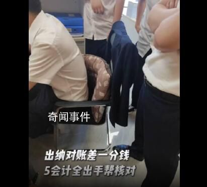 公司對(duì)賬差1分出動(dòng)5名會(huì)計(jì)幫核對(duì) 當(dāng)事人：愿天下會(huì)計(jì)再無(wú)一分差