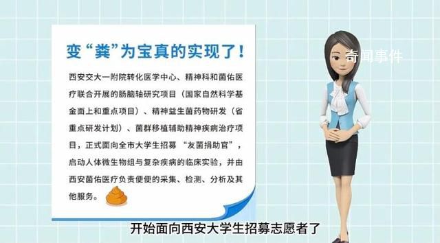醫院招大學生捐糞 一次最高獎300元