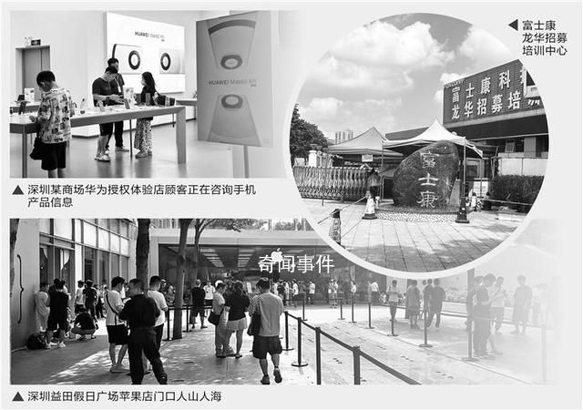 華為蘋果產業鏈招工掀起搶人大戰 華強北已準備好配件工廠火力全開