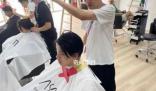 費立緯賽后真的去剪頭發了 外國運動員也絡繹不絕