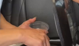 高速堵車餓肚子?有人車上帶一鍋飯菜