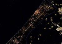 衛(wèi)星拍下加沙斷電前后對比影像
