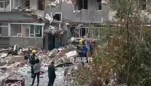吉林一小區疑燃爆 樓體炸出大窟窿