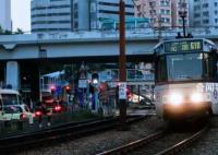 香港兩輛輕鐵列車相撞 致25人受傷