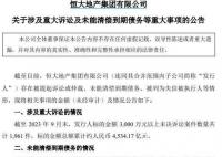 恒大地產:未清償到期債務2808億