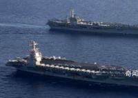 美軍在東地中海舉行雙航母演習(xí)
