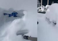 黑龍江暴雪后找車全靠挖 網(wǎng)友：東北雪天找車好像開(kāi)盲盒