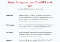 OpenAI發生嚴重故障 導致該應用無法使用