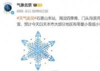 北京下雪 大部分地區(qū)有小雪或零星小雪