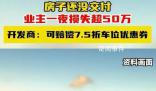 小區房價驟降有業主一夜損失超50萬 引發了廣大業主的強烈不滿和抗議