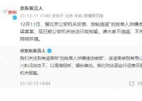 京東:造謠劉姓商人被抓人員被行拘