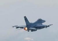 美國一架F-16戰斗機在黃海墜毀 飛行員緊急逃生