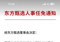 俞敏洪兼任東方甄選CEO 孫東旭被免職