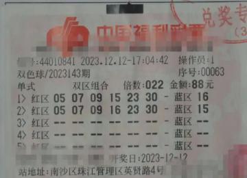 廣州一彩民獨中1.44億元大獎