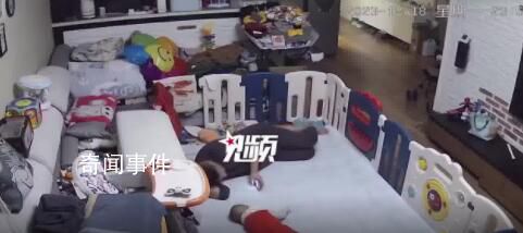 男子地震時抱起寶寶跑著找妻子