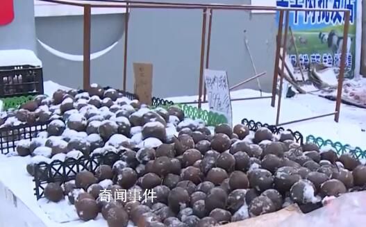 東北的室外果然是天然大冰箱