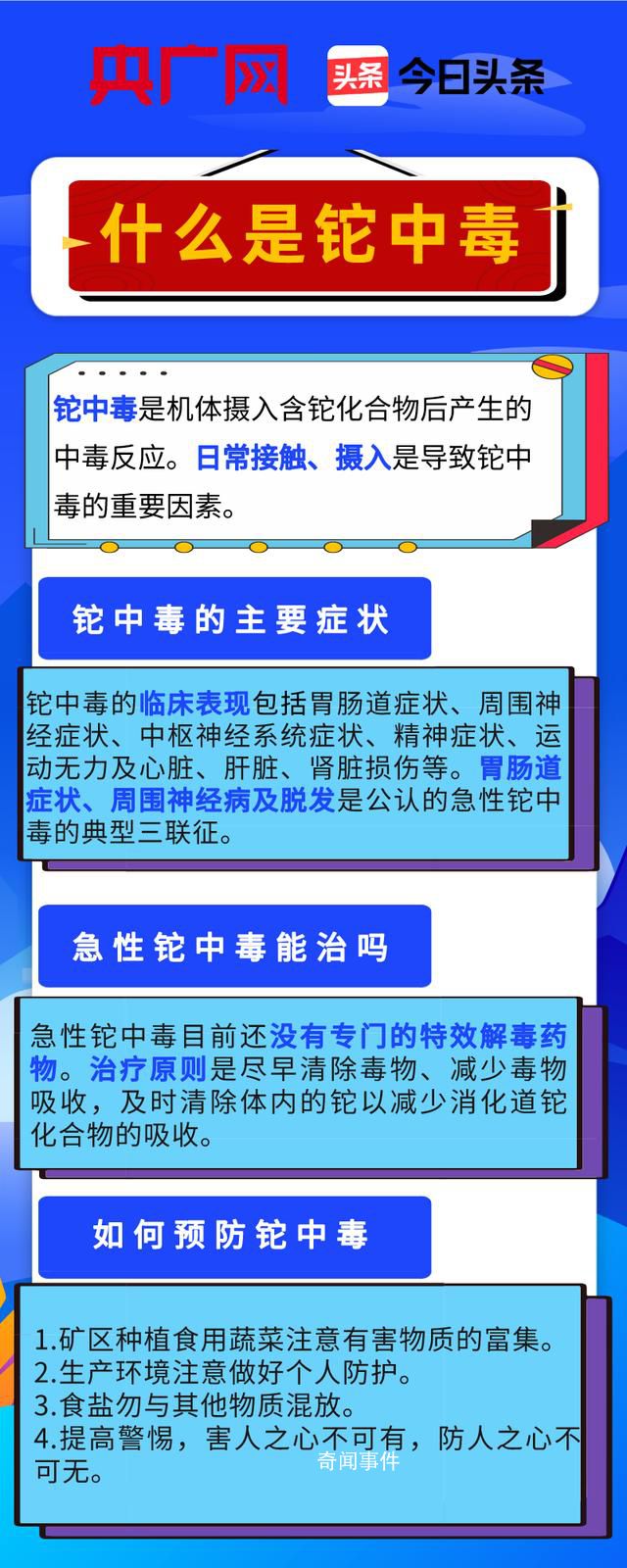 一圖了解什么是鉈中毒 什么是鉈中毒?