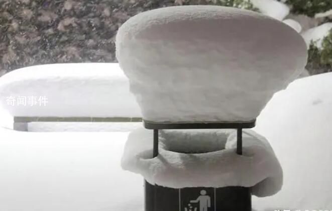 山東威海暴雪積雪厚度驚呆網友