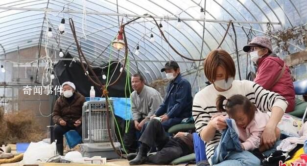 日本強震重災區大量建筑倒塌