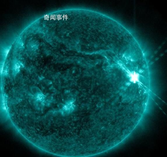 今天凌晨太陽爆發了一個強耀斑