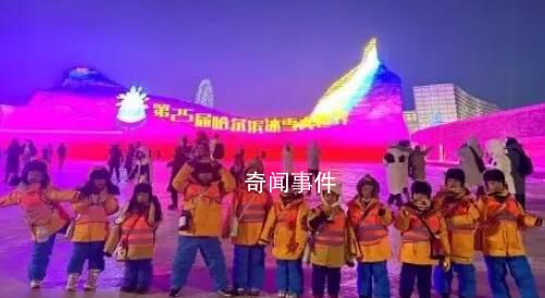 漠河文旅燃放煙花迎接小砂糖橘們