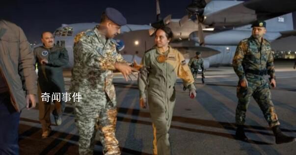 約旦公主身穿軍裝 親赴加沙前線