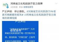 河南省文旅廳請河南文旅等停止侵權