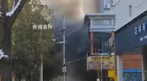 知情人稱江西起火商鋪尚未開業