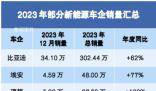 新能源車企扎堆曬年終成績單 理想成年度黑馬